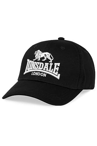Lonsdale czapka salford, czarny/biały, jeden rozmiar, 114961