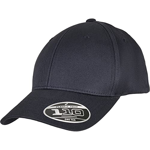 Flexfit Unisex 110 Organic Cap czapka baseballowa, granatowa, jeden rozmiar