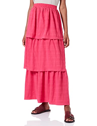 IZIA Damska spódnica maxi, różowa, XL, Rosa, XL
