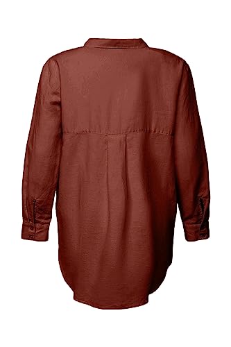ESPRIT Bluzka damska 033EE1F327, 805/TERRACOTTA, S, 805/terakota, S