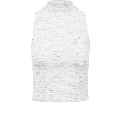 Urban Classics Damski top Ladies Space Dye, różnokolorowy (wht/blk 224), XS