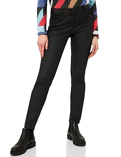 Cecil Damskie spodnie jeansowe Loose, czarny, 25W / 32L