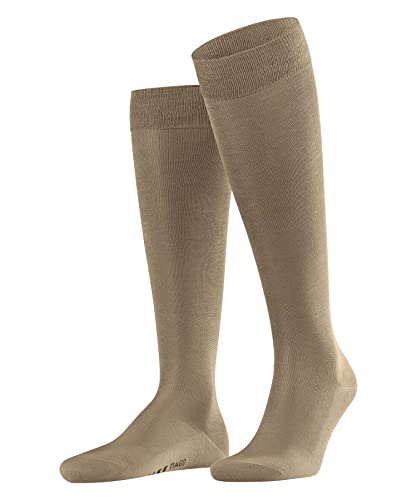 FALKE Mężczyźni Podkolanówki Tiago M KH Organiczna Bawełna długie jednokolorowe 1 Para, Brązowy (Camel 5038), 41-42