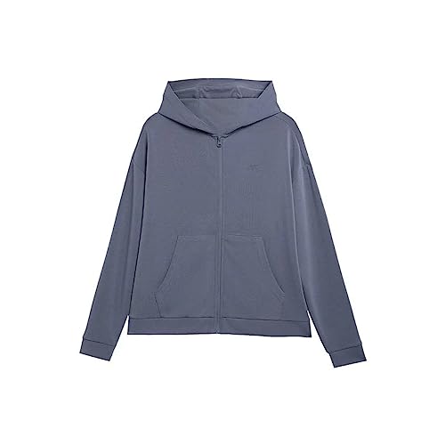 4F Damska bluza damska BLD041 Dżinsy, Denim, XXL, Denim, XXL