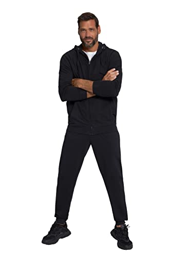 JP 1880 Męski sweter kardigan, Czarny, XXL