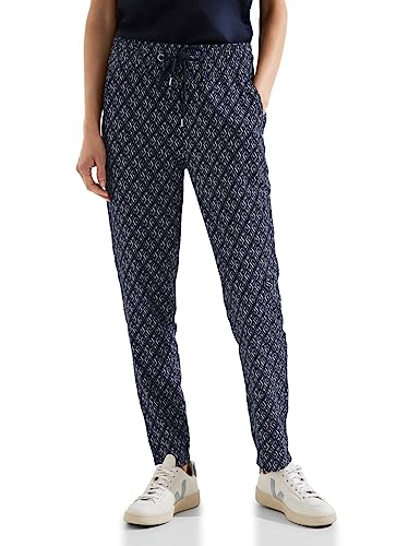 Cecil Damskie spodnie do biegania z nadrukiem, niebieski, L x 28L