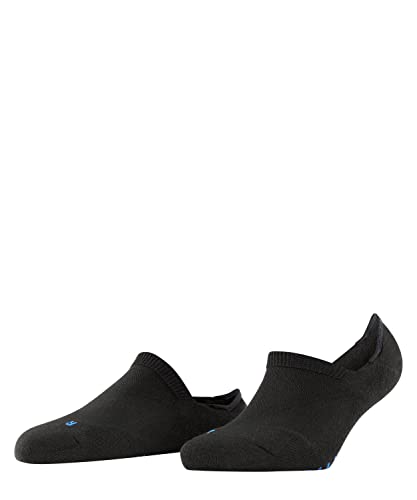 FALKE Kobiety Stopki Cool Kick Invisible W IN Oddychający I Szybkoschnący niewidoczne jednokolorowe 1 Para, Czarny (Black 3000), 37-38