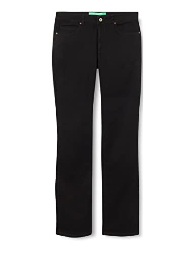 United Colors of Benetton Damskie spodnie 4ORHDE00G Nero 800, 30