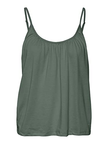VERO MODA Women's VMLUNA Singlet NOOS Top, Laurel Wreath, S, Laurel Wreath, S
