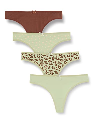VERO MODA Damskie stringi VMBETTY, 5-pak (5 sztuk), zielony, X-Small