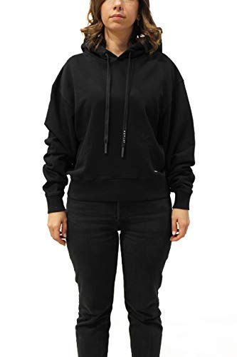 Replay Damski sweter z kapturem, czarny (098 Black), M