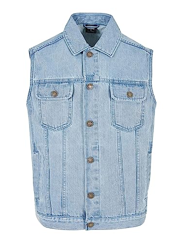 Urban Classics Męska kurtka Denim Vest, Zapalniczka myta, XXL