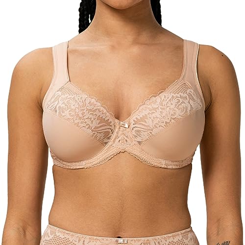 Triumph Women's Modern Lace+Cotton W02 biustonosz, czarny, 100E