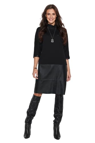 Numinou Damska sukienka na co dzień, czarny, 36-38