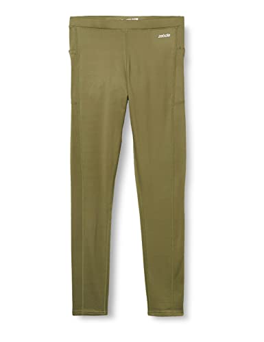 ZEBDIA Damskie legginsy do biegania Army