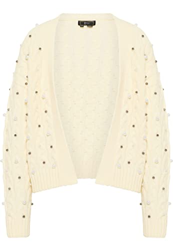 faina Kardigan damski 11025481, biały (wollweiss), XS-S