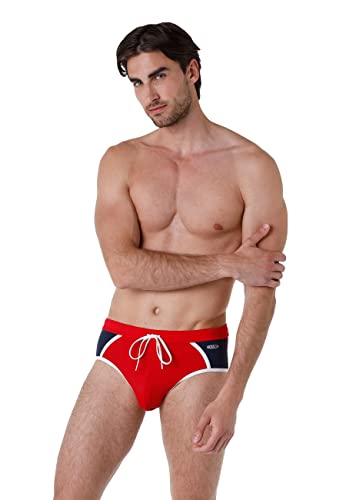 LVB Majtki Maxi Uniwersalny Kostium Męski, Czerwony, XL