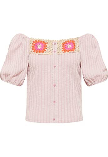 myMo Damski top z dzianiny, Rosa, L