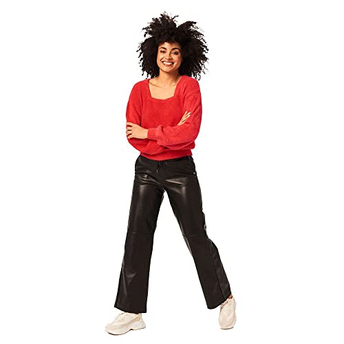 Garcia Damski sweter U20041_Ladies, czerwone usta, L