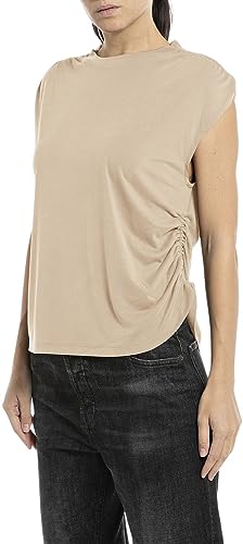 Replay koszulka damska bez rękawów, 803 Light Taupe, M