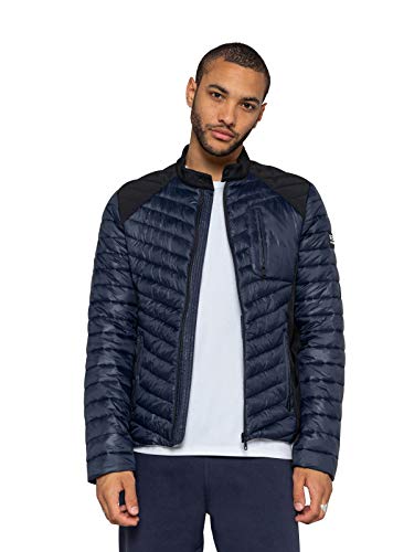 Redskins Męska kurtka puchowa Heaven Finest, niebieski morski, XS