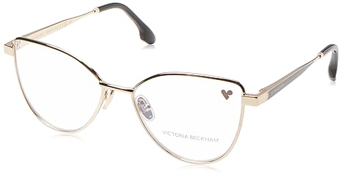Victoria Beckham Unisex Vb2131 okulary przeciwsłoneczne, 717 Gold Black, 55, 717 Gold Black, 55