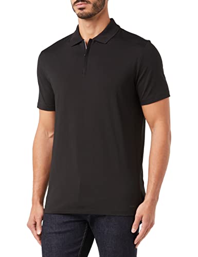 HUGO Męska koszulka polo Dekok232, czarna 1, M, czarny (Black1), M