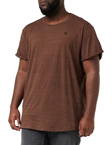 G-STAR RAW koszulka męska z długim rękawem, Wielokolorowy (Chocolate Lab Htr D176-d383), XS