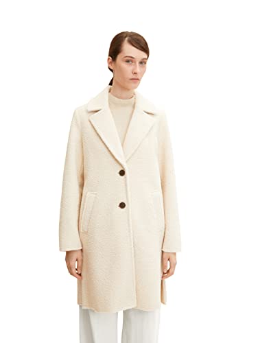 TOM TAILOR Damski Płaszcz podstawowy 1032458, 28130 - Soft Buttercream, 3XL