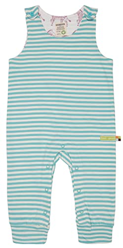 loud + proud Weich, Gots Zertifiziert Leggins dla niemowląt, Cyan, 74-80