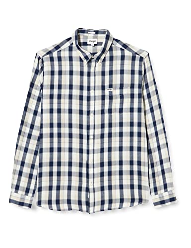 Wrangler Koszula męska, Mid Indigo, M