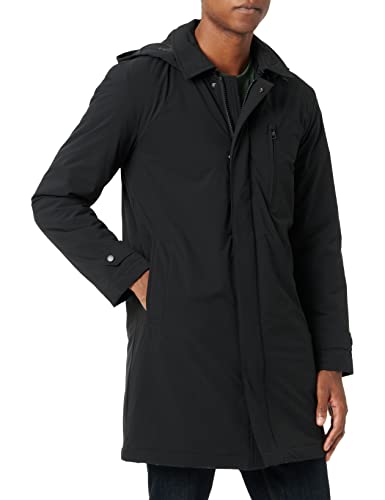 s.Oliver płaszcz męski długi rękaw, Schwarz, L