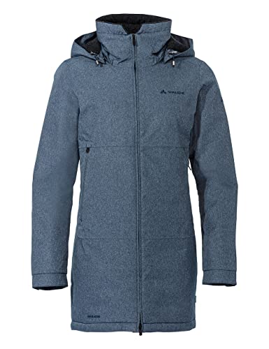 VAUDE Damska kurtka Limford Coat Ii damska, Ciemne Morze Gład, 38
