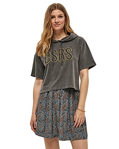 Desires Damska bluza z kapturem Hilda bluza z kapturem, Czarny, M