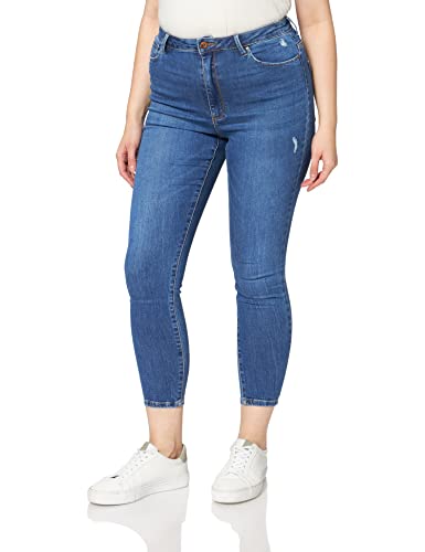 ONLY Onlkeily Hw Skinny Dest ANK DNM Mas Box dżinsy damskie, niebieski (medium blue denim), 32 PL