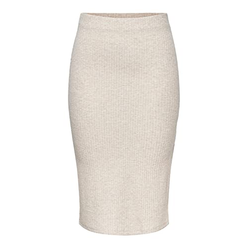 Only Onlemma Slit Skirt Jrs Noos Spódnica Kobieta, Kamień Pume/Melange, L