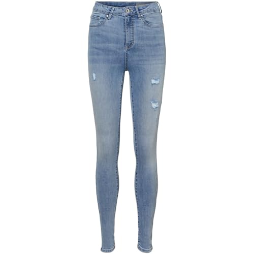 VERO MODA Damskie spodnie jeansowe, jasnoniebieski (light blue denim), (L) W / 30L