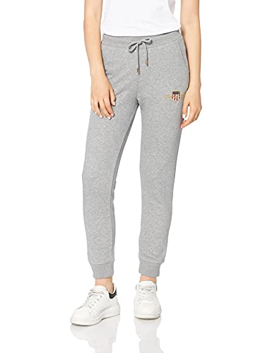 GANT Archive Shield Sweat Pant damskie spodnie rekreacyjne, szary melanż, XS