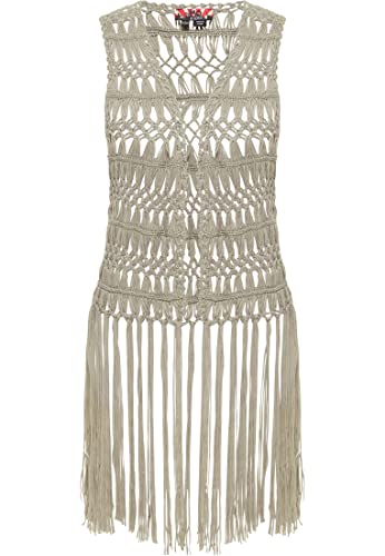 myMo ROCKS Damska kamizelka Rovic, szara, XL/XXL, szary