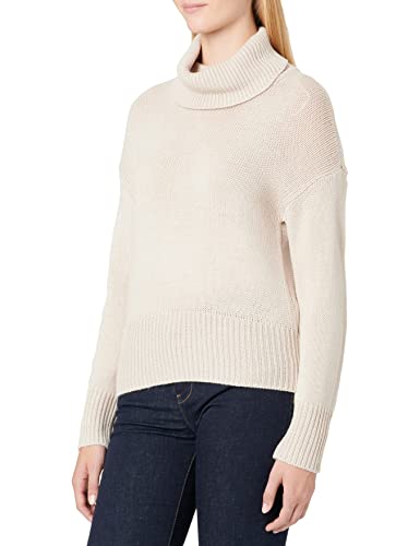 ONLY Damski sweter z dzianiny z wysokim dekoltem, Kamie? Pumeksowy, XXL