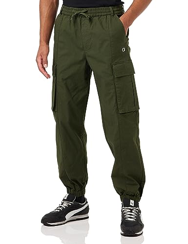 Champion Rochester 1919 Rochester Pant Woven Ribstop Cargo Spodnie dresowe, Zielony Las L męskie FW23, Verde Foresta, L