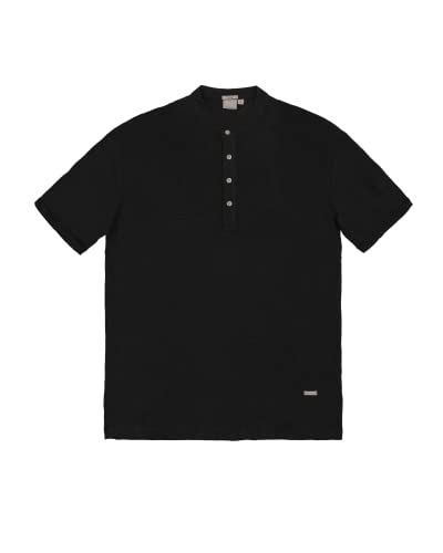 Gianni Lupo GL525L Koszulka męska, czarna, XXL, czarna, Czarny