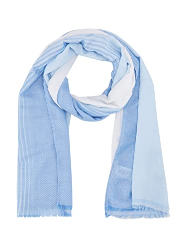 TOM TAILOR Denim Damski Szalik 1035507, 18395 - Rainy Sky Blue, Einheitsgröße
