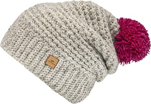 CHILLOUTS Czapka beanie Ruby Hat uniseks, naturalny/różowy, jeden rozmiar