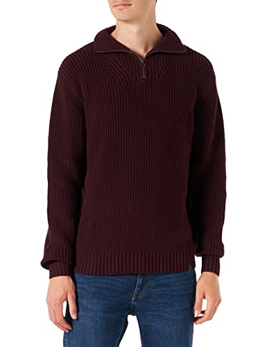 Lee Half Zip Knit Sweter Męski, Aksamitny Beet, M