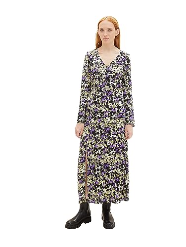 TOM TAILOR Denim Sukienka damska, 32418 – Lilac Green Flower Print, XS