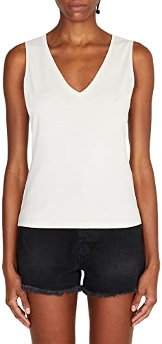 Sisley Womens Tank-TOP 3096LH00F T-shirt, beżowy 0L8, S, Beżowy 0 l8, S