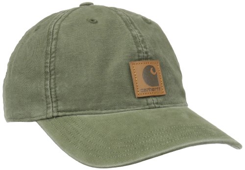 Carhartt Męska czapka płócienna, Zielony wojskowy, rozmiar uniwersalny