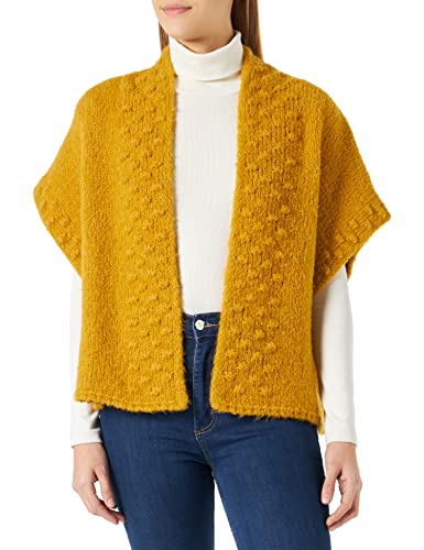 Sisley Kurtka damska S/L Cardigan 107 KM600Z, żółta, 96B, S