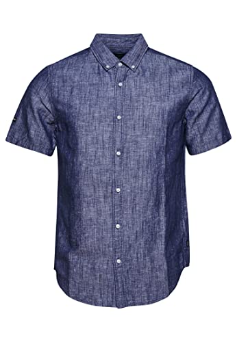 Superdry Koszula męska z krótkim rękawem, Północ, 3XL